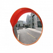 Зеркало обзорное универсальное круглое с козырьком диаметр 600 мм.