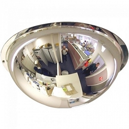 Зеркало обзорное купольное для помещений 1000х360 мм.