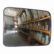 Зеркало обзорное прямоугольное для помещений  600х400 мм.